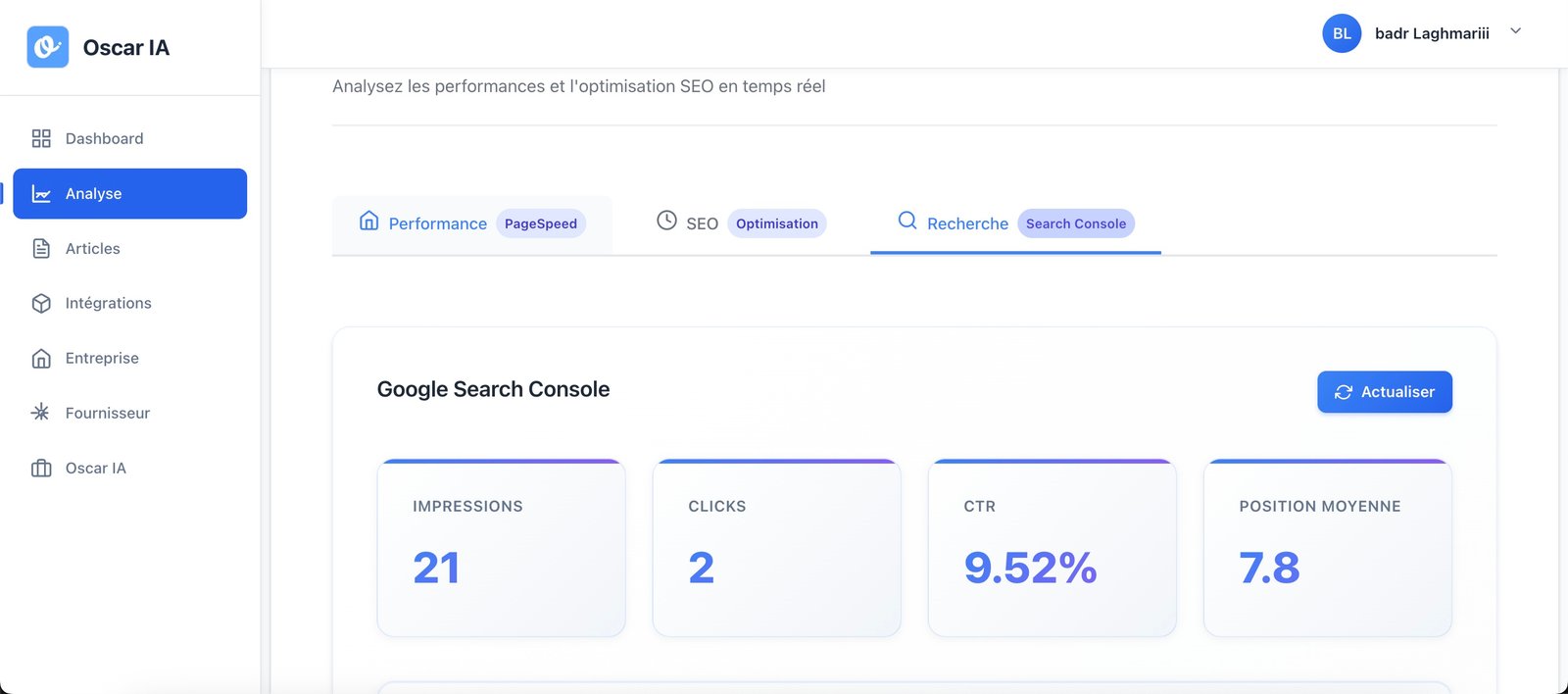 Analyse complète de votre site